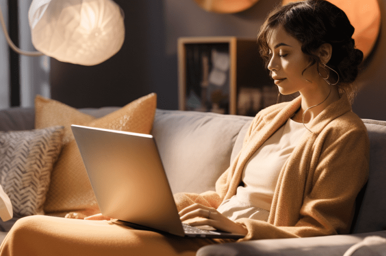 リモートワークの画像